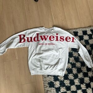 budweiser crewneck